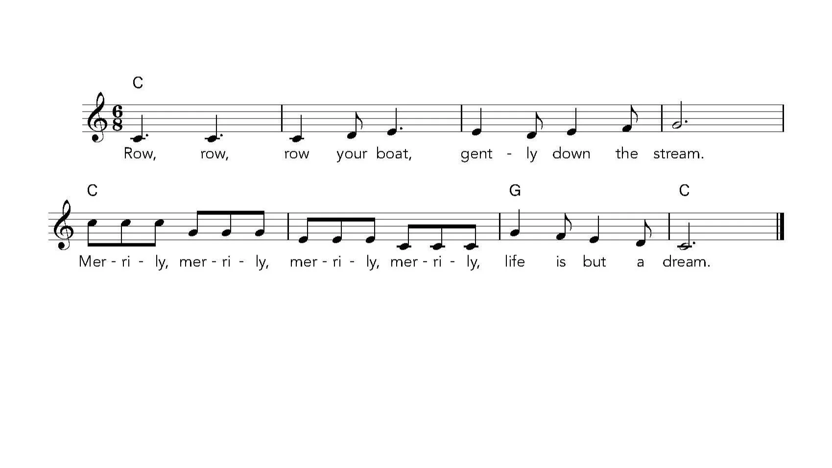 Row, Row, Row Your Boat — Music For All Library